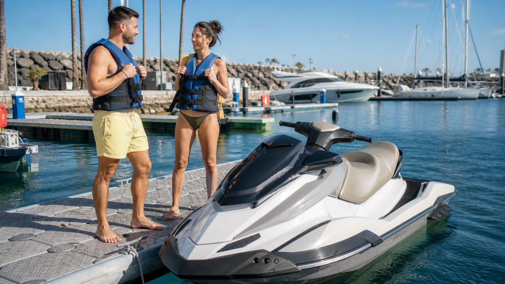 Moto de agua desde Puerto Colón: logística sencilla para una actividad en Costa Adeje