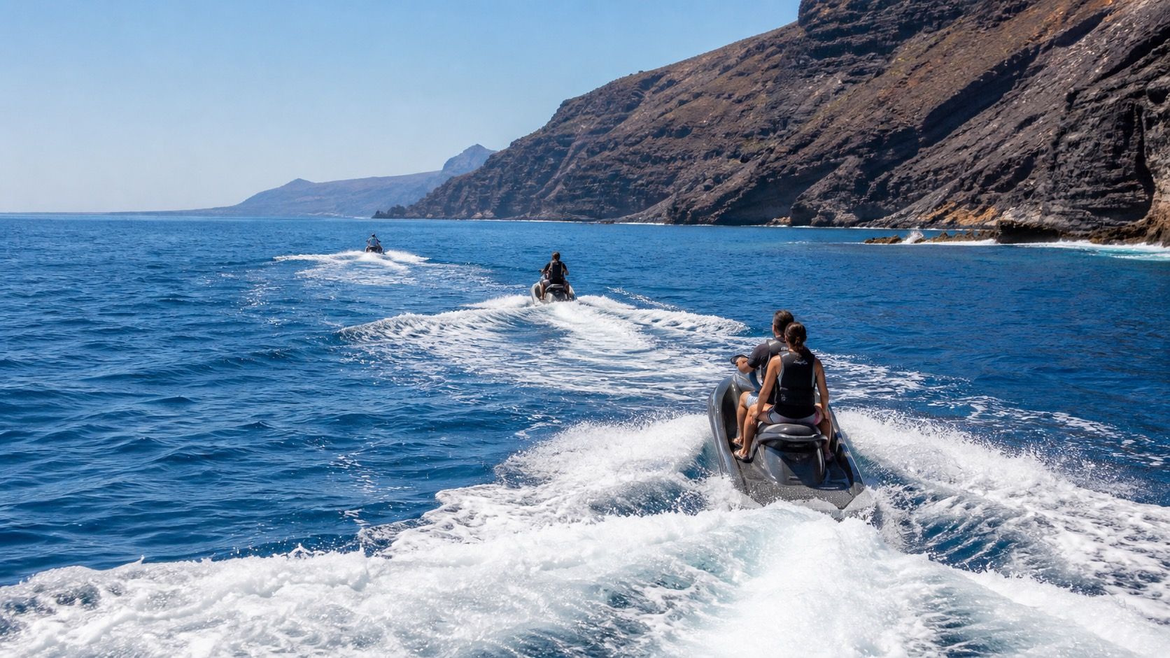 Safari en moto de agua en Tenerife: cómo valorar ruta, duración y grupo